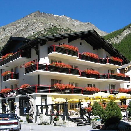 Hotel Restaurant Mattmarkblick Saas-Almagell Zewnętrze zdjęcie
